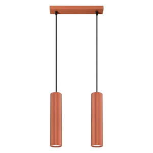 Závesné svietidlo v tehlovej farbe Gleam – Sollux vyobraziť