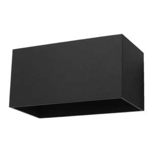 Čierne nástenné svietidlo Sollux Geo Maxi vyobraziť