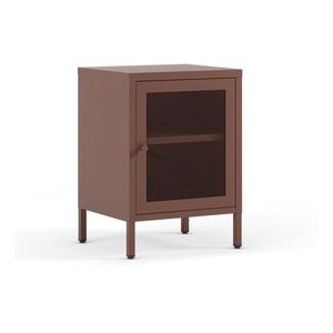 Vínovočervený nočný stolík Fayna – Marckeric vyobraziť