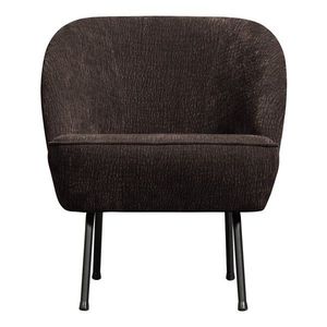Tmavohnedé ženilkové kreslo Vogue – WOOOD vyobraziť