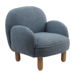 Modré detské kresielko z textílie buklé Rocky – Vipack vyobraziť