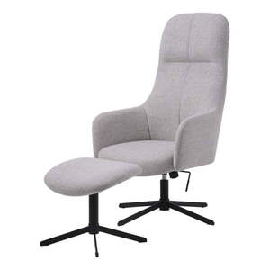 Svetlosivé otočné relaxačné kreslo Manning – Unique Furniture vyobraziť