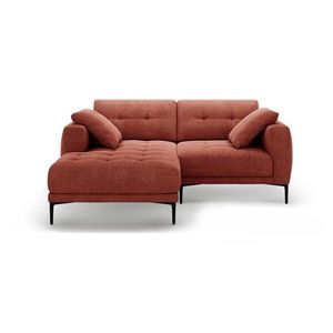 Rohová pohovka v tehlovej farbe (ľavý roh/s leňoškou) Bemy – Micadoni vyobraziť