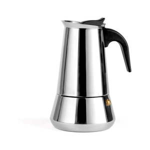 Moka kanvička z nehrdzavejúcej ocele v striebornej farbe 400 ml Trevi – Leopold Vienna vyobraziť
