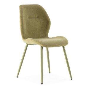 Zelené čalúnené jedálenské stoličky v súprave 4 ks Ansu – Marckeric vyobraziť