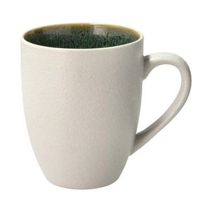 Biely/zelený keramický hrnček 300 ml Gastro White/Green – Bitz vyobraziť