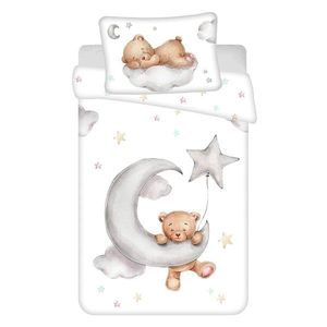 Bavlnená detská obliečka do postieľky 100x135 cm Teddy "Moon" – Jerry Fabrics vyobraziť