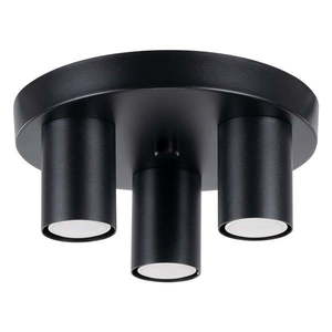 Čierne stropné svietidlo Castro – Sollux vyobraziť