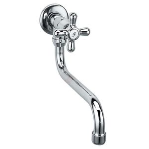 Nástenný umývadlový ventil Retro chróm vyobraziť