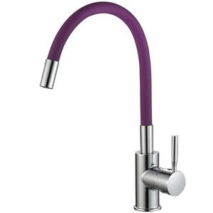 Samba flexibilná drezová batéria fialová vyobraziť