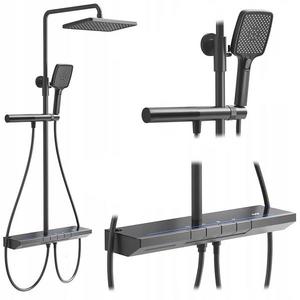 Sprchová súprava s termostatom Rea Pedro titán vyobraziť