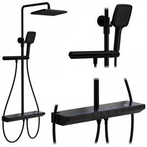 Sprchová súprava s termostatom Rea Pedro čierna vyobraziť