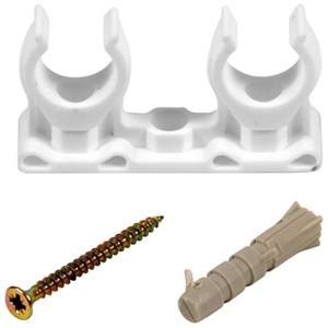 Príchytka dvojitá na rúry 14/15 mm (5 ks) vyobraziť