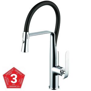 Batéria flexibilná drezová Virtus black vyobraziť