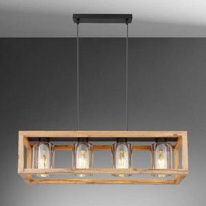 Závesné svietidlo 15497-4H čierno-hnedý LW4 vyobraziť