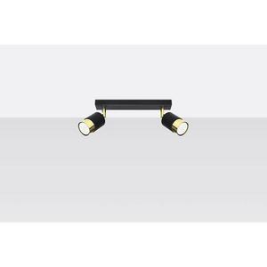 Stropné bodové svietidlo Nero 2 A-1070 čierna/zlatá vyobraziť