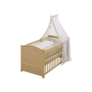 roba Detská postieľka s príslušenstvom, 70 x 140 cm (medvedík so srdiečkom) vyobraziť