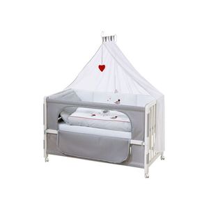roba Detská postieľka Room Bed, 60 x 120 cm (Adam a sova, biela) vyobraziť