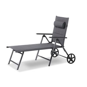 LIVARNO home Hliníkové ležadlo Toronto, antracitová vyobraziť