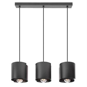 Závesné svietidlo HUGO čierne 2961/Z-B-3 LW3 vyobraziť