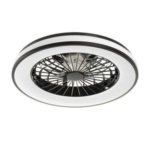 Stropný ventilátor s osvetlením ISAFI LED 66299 BLACK PL1 vyobraziť