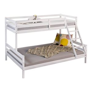Inter Link Detská poschodová posteľ Small Cloud/Sleepy Cloud, biely lak (poschodová posteľ, dvojitá, 90 x 200 cm + 140 x 200 cm) vyobraziť
