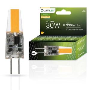 Žiarovka LED 3W 3000K 830 G4 330lm COB 12V LUMILED vyobraziť