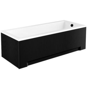 Obklad vane Uni Ryfle 160 čierny mat vyobraziť