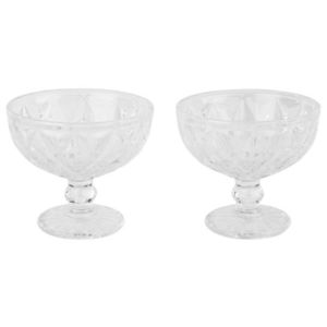 LIVARNO home Sklené poháre na zmrzlinu/misky, 2 kusy (zmrzlinový pohár/priehľadná) vyobraziť