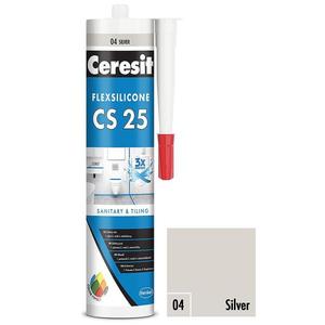 Ceresit Silikón CS25 strieborný 280ml vyobraziť