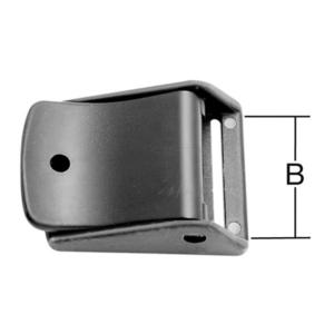 Spona na opasok vyklápacia 25 mm vyobraziť