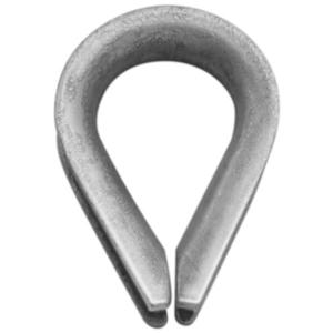 Lanová očnica A-61 mm, B-28 mm, C-14 mm pozink vyobraziť