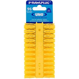 Hmoždinka univerzálna UNO DAMPER žltý 5x24 mm (96 ks) vyobraziť