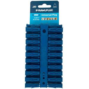 Hmoždinka univerzálna UNO BLUE 8 x 32 mm (80 ks) vyobraziť