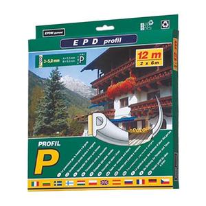 Samolepiace tesnenie profil P12 hnedá vyobraziť