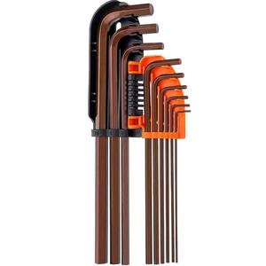 Imbusové kľúče, predlžené, S2, 1, 5-10 mm, 9 ks vyobraziť