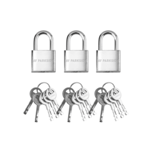 PARKSIDE® Zámok (visiaci zámok, 3 kusy) vyobraziť