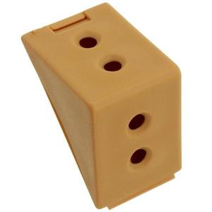 Spojovací uholník plastový dvojitý - svetlý buk 12 ks vyobraziť