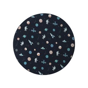 LIVARNO home Detský koberec, Ø 120 cm (modrá) vyobraziť