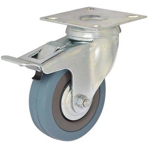 Otočné pojazdné koliesko 75 mm/50 kg doska montážna, sivá guma vyobraziť