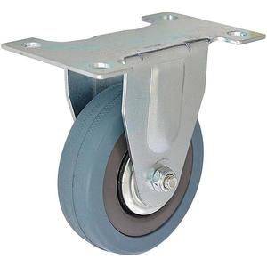 Pevné pojazdné koliesko 75 mm/50 kg doska montážna, guma vyobraziť