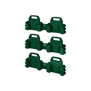 PARKSIDE® Nástenný držiak na akumulátor/aku skrutkovač (dvojitý držiak na akumulátor, 3 kusy) vyobraziť