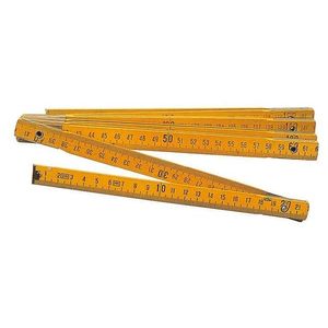 Drevený skladací meter žltý 1 m 3041 vyobraziť