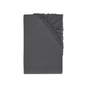 LIVARNO home Bi-elastická napínacia plachta na boxstringovú posteľ, 180 – 200 x 200 cm (antracitová) vyobraziť
