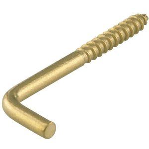 Skrutkovací hák mosadz 30 x 2, 8 mm vyobraziť
