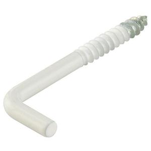 Skrutkovací hák potiahnutý plastom biely 40 x 3, 0 mm vyobraziť