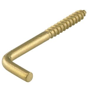 Skrutkovací hák mosadz 50 x 3, 8 mm vyobraziť