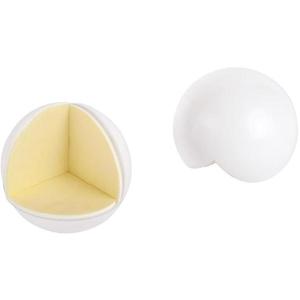 Kryty rohov biele 25 mm 2 ks vyobraziť