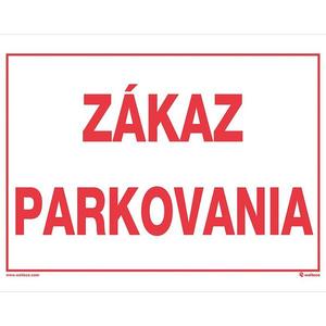 Zákaz parkovania A4 vyobraziť