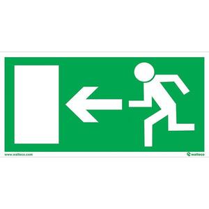 Únikový východ vľavo vyobraziť